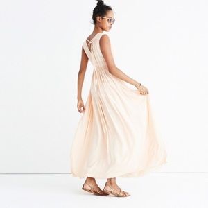 Madewell Peach Maxi Dress